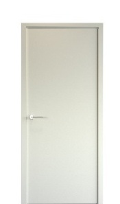 Каркасно-щитовые двери Albero, модель Геометрия - 1  покрытие Enamel Latte заказать в компании Интерьер-Двери