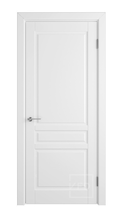 Классические двери покрытие белая эмаль и карнизом заказать в компании Интерьер-Двери